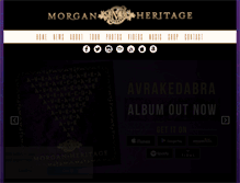 Tablet Screenshot of morganheritagemusic.com